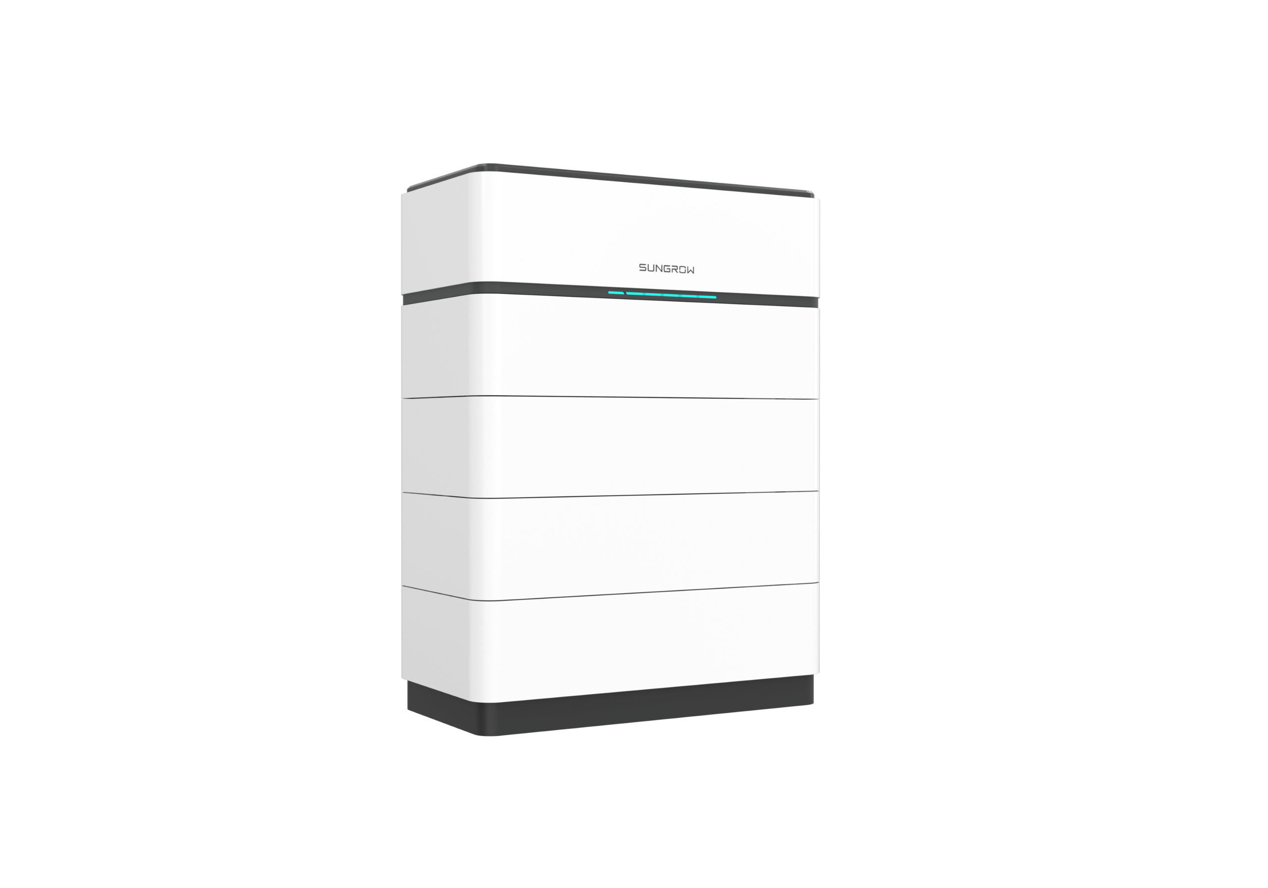 Diagram of Sungrow home solar battery system showing solar panels battery storage and household energy flow