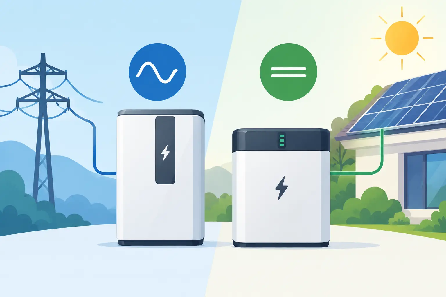 AC versus DC Batteries: What Solar Owners Need