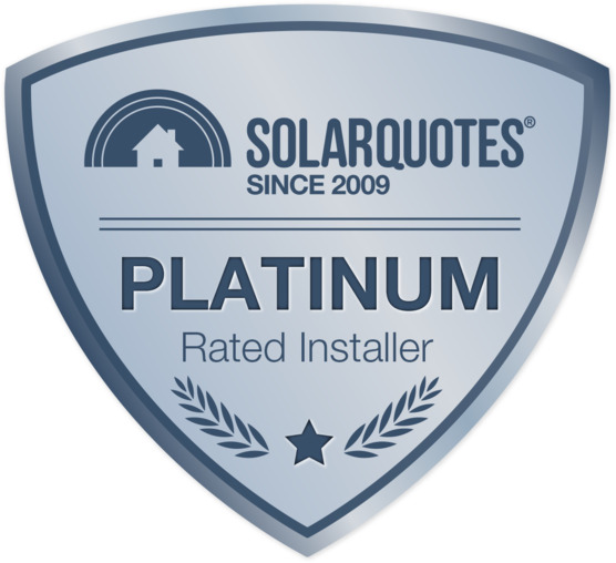 Platinum rated installer badge icon