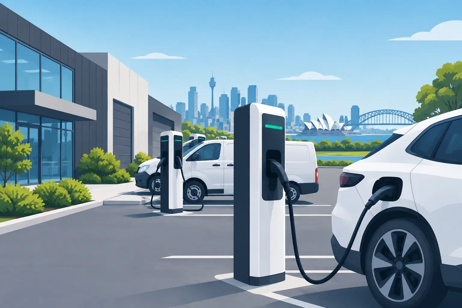 Commercial EV Chargers for Australian Businesses