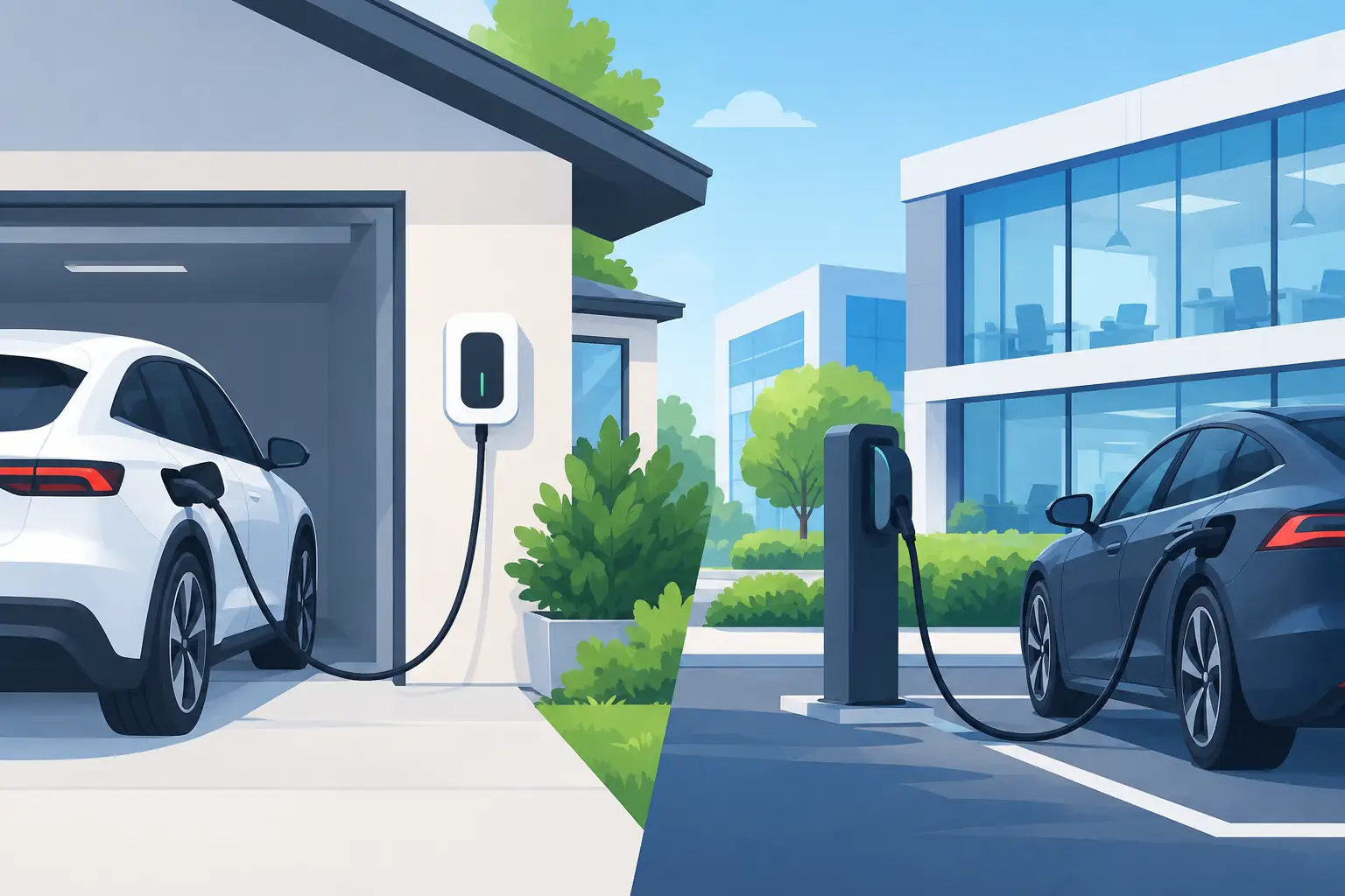 How to Add an EV Charger at Home or Work