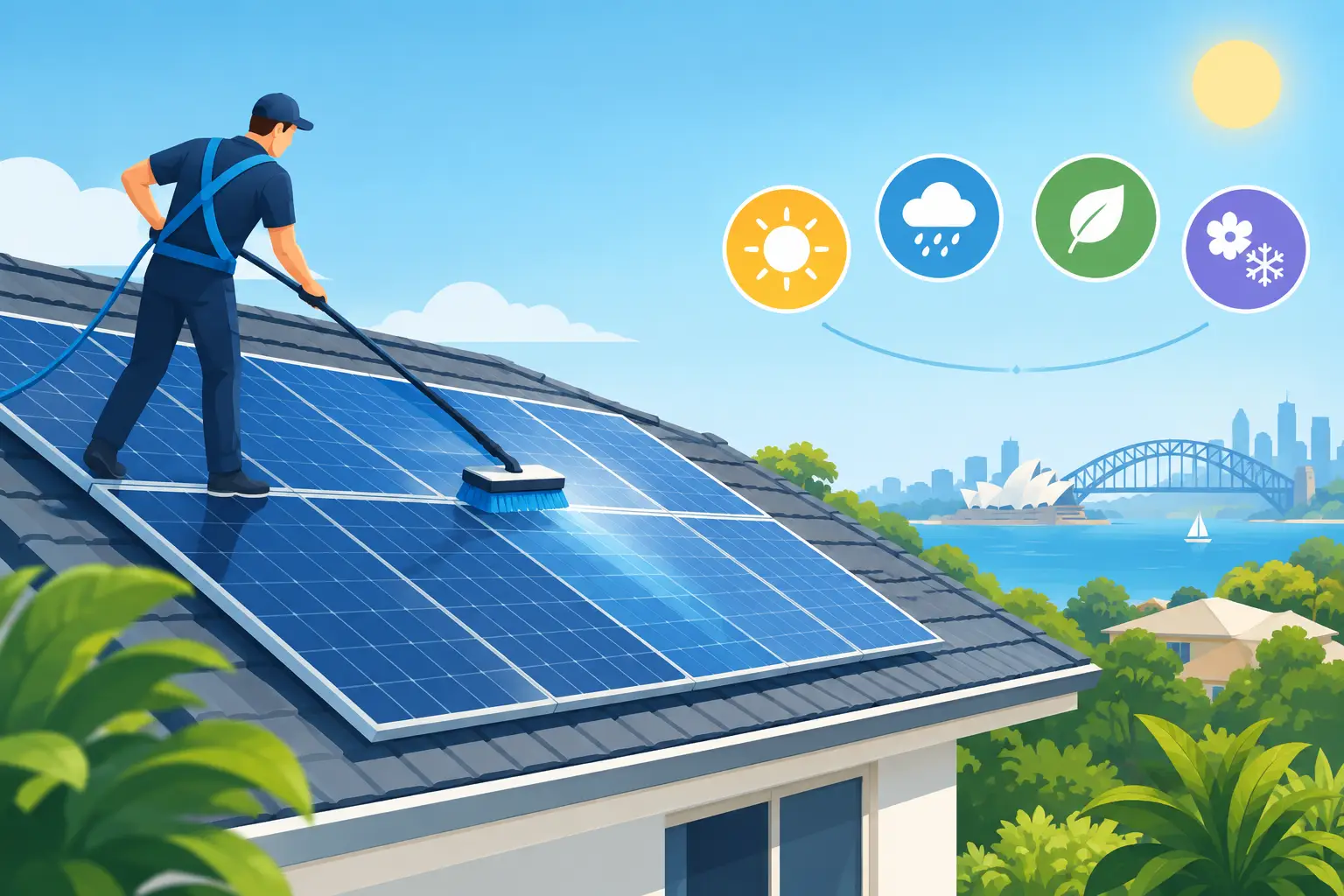 Solar Panel Cleaning Frequency for Australian Homes