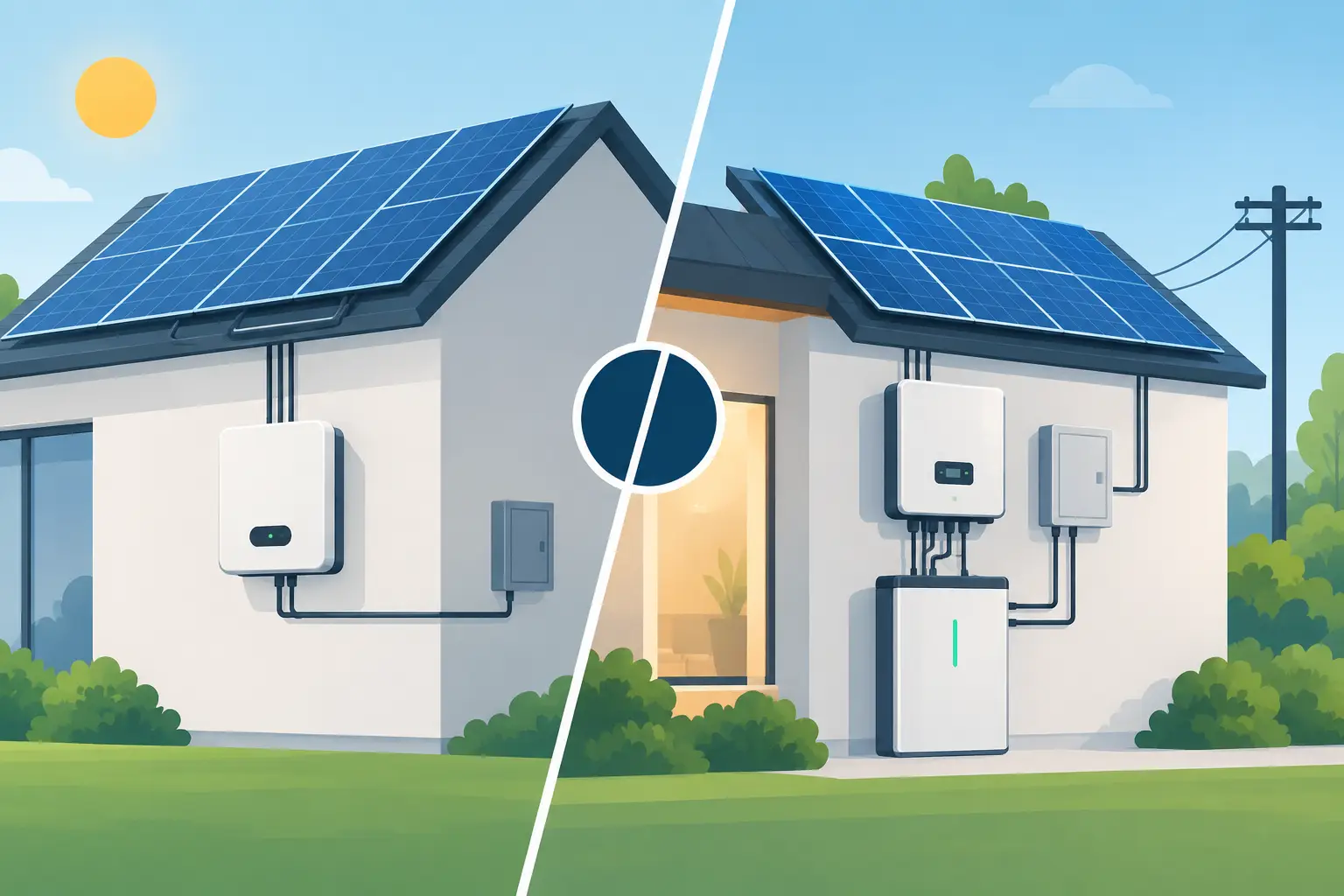 String Inverter vs Hybrid Solar Systems Compared